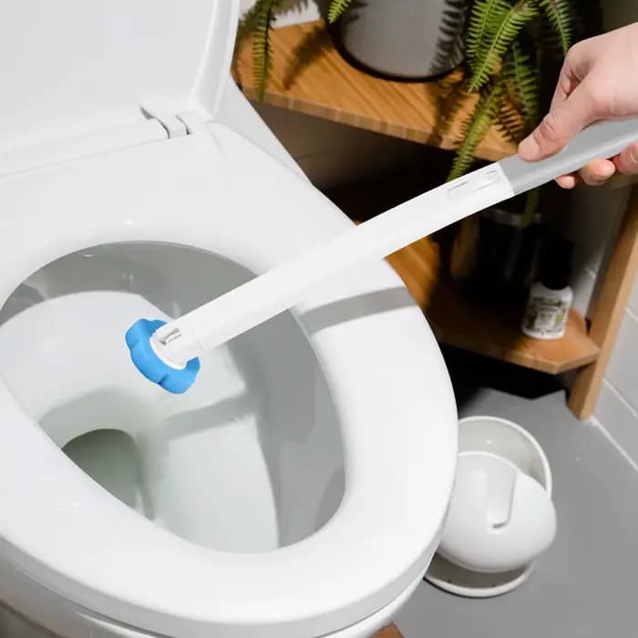 Kit de nettoyage de tête de rechange jetable pour brosse de toilette