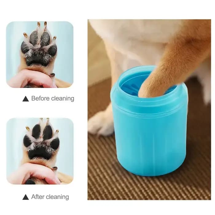 Brosse multifonctionnelle pour nettoyer les pattes d'animaux
