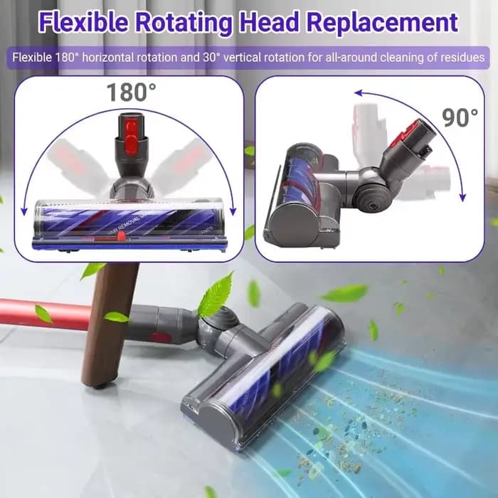 Tête d'aspirateur à entraînement direct pour Dyson V7 V8 V10 V11 V15