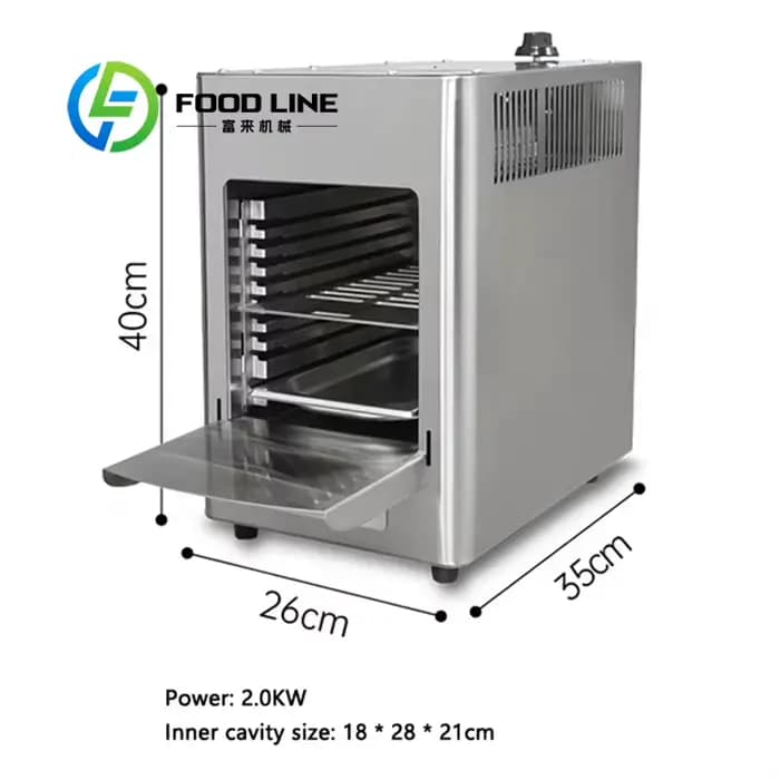 Four à steak portable à gaz haute température 800 degrés pour intérieur et extérieur, en acier inoxydable, machine à barbecue pour steak