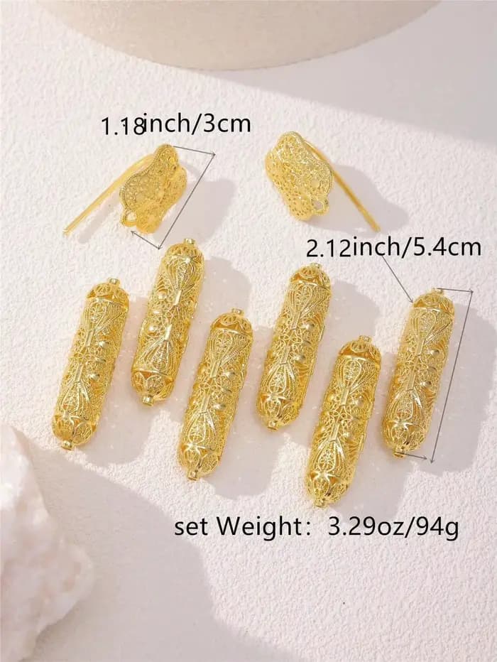 Accessoires de bijoux DIY assemblés avec un matériau en alliage en or vintage