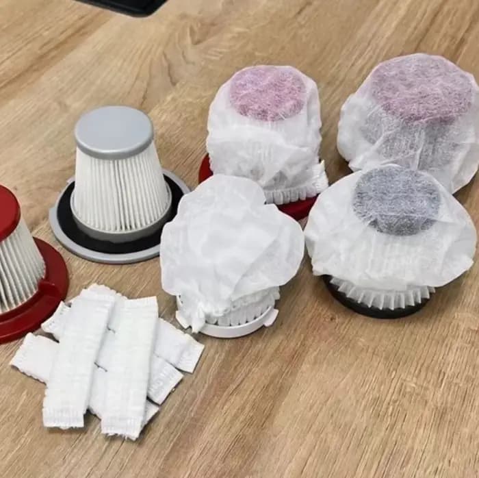 100 pièces jetable maison aspirateur filtre maille Durable