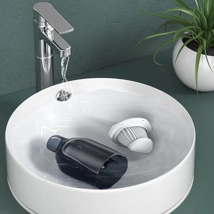 Élément filtrant pour aspirateur à capot en acier inoxydable