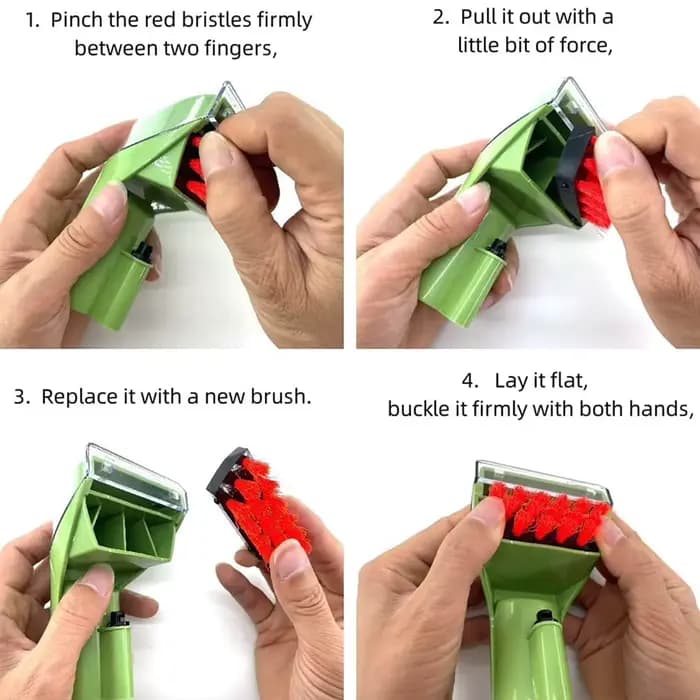 Outil de brossage pour taches tenaces