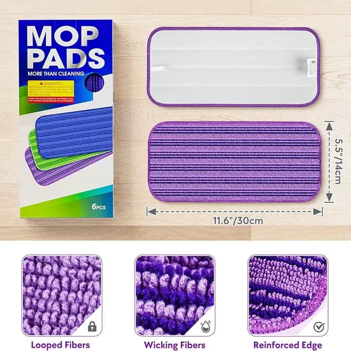 Tampon en tissu de vadrouille pour Swiffer Wet Jet