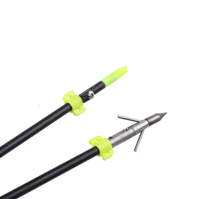 Kit d'accessoires de sécurité pour flèches de pêche à l'arc, ensemble de glissières de nocks de flèches portables et bien enveloppées, accessoires de tir à l'arc