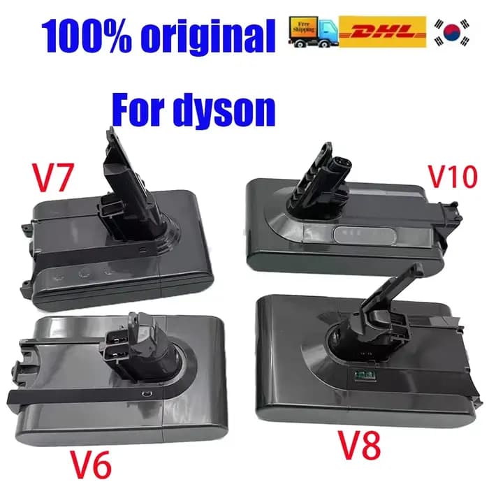 2025 pour Dyson V6V7V8 série SV07SV09SV10DC58DC31DC34Absolute Fluffy Animal Pro Bateria aspirateur batterie rechargeable