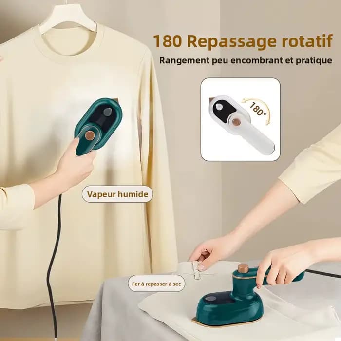 Mini défroisseur vapeur pour vêtements