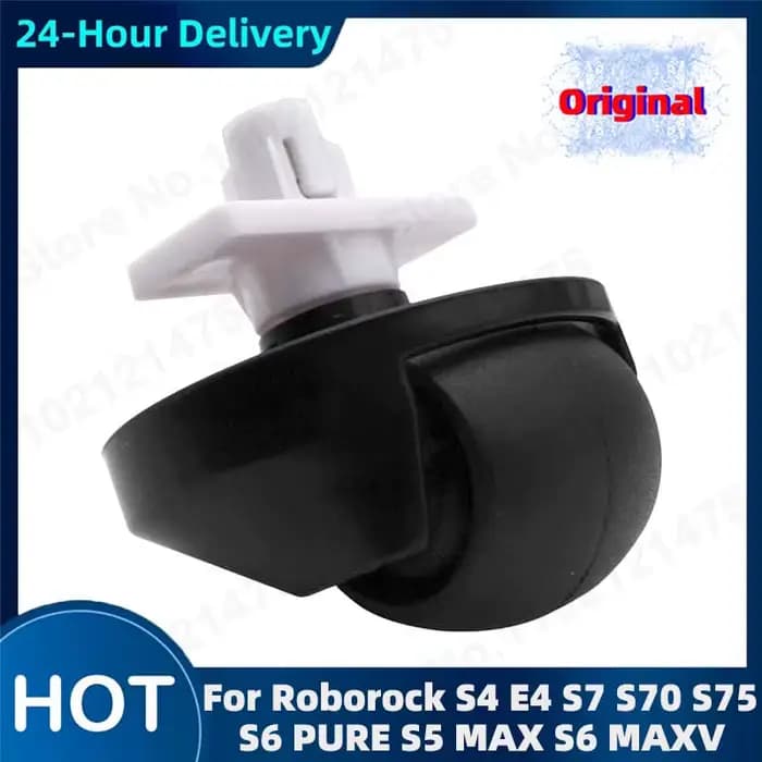 Pièces de rechange originales pour roue avant de robot aspirateur Roborock S4 S6 PURE S5 MAX S6 MAXV E4 S7 S70 S75