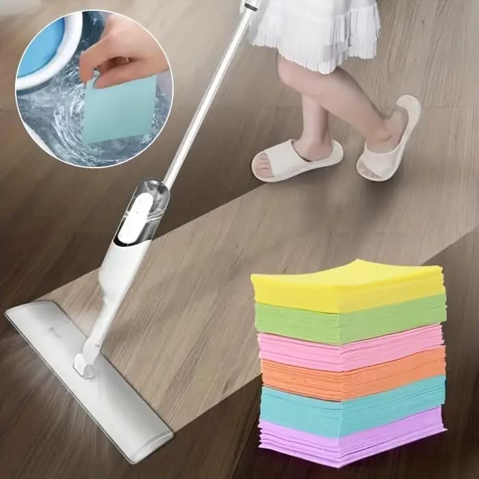 Feuille de nettoyage de toilettes pour nettoyer le sol