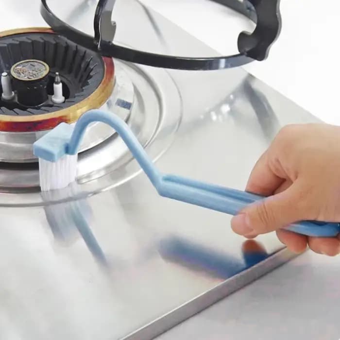 Brosse de nettoyage de toilettes en forme de S