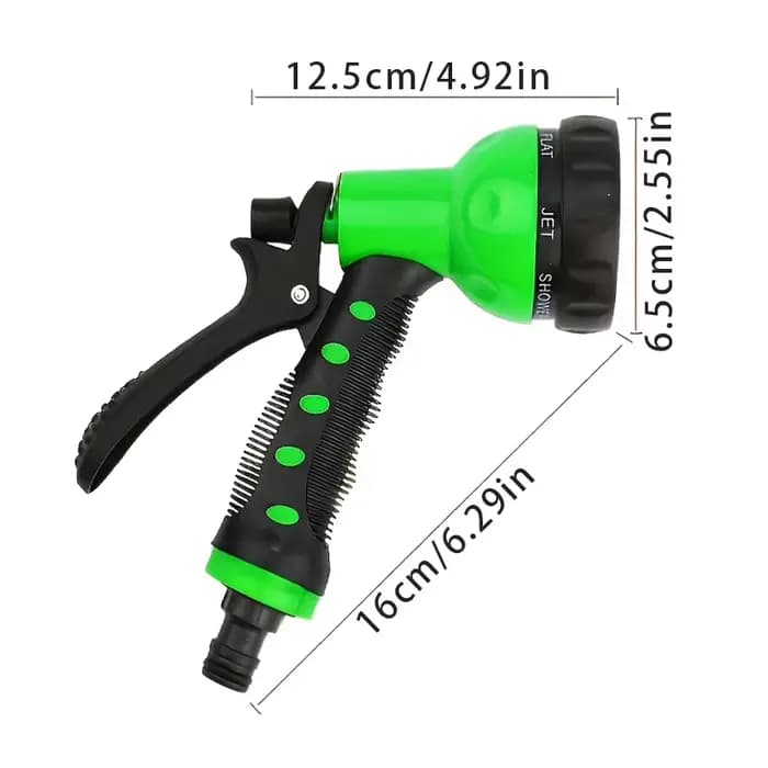 Pistolet de lavage de voiture haute pression 7 fonctions avec tuyau d'extension flexible pour nettoyage