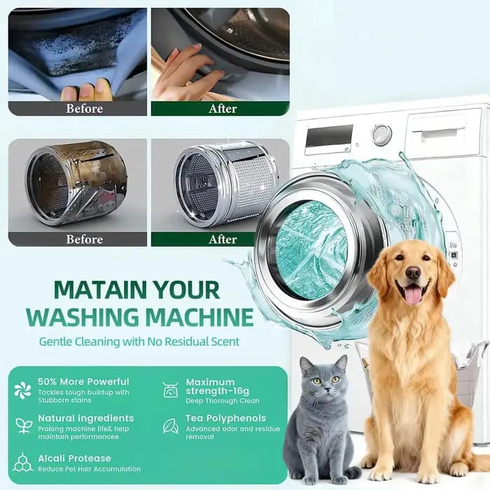 Tablettes Nettoyantes pour Lave-linge : Nettoyage en Profondeur