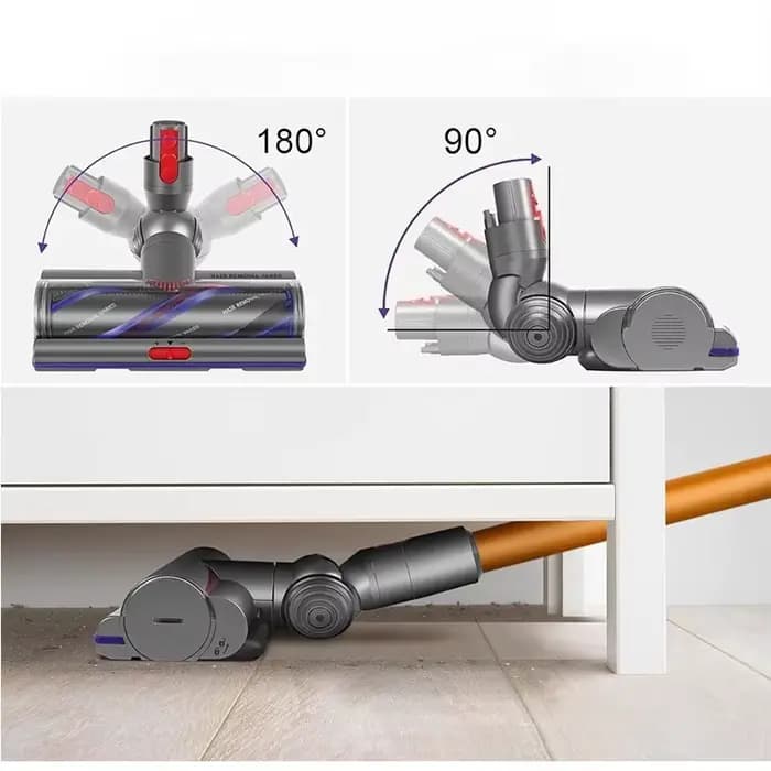 Tête de brosse anti-emmêlement à couple élevé pour les modèles Dyson V8 V7 V11 V15 V10
