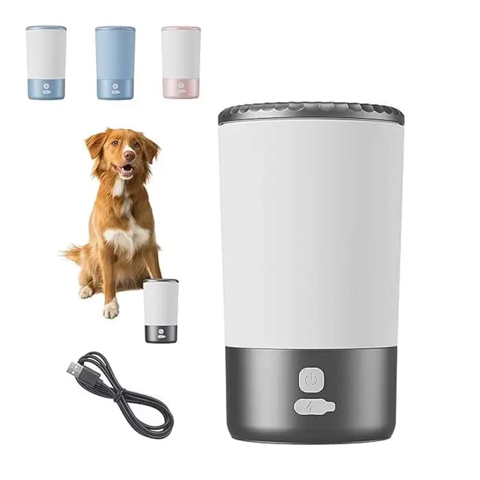 Machine automatique de nettoyage de pattes pour animaux de compagnie