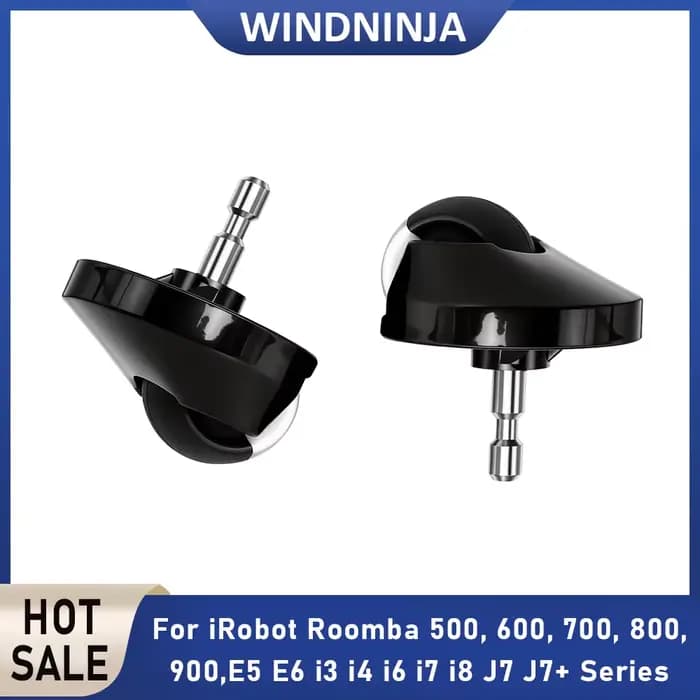 Accessoires pour aspirateur robot IRobot Roomba séries 500, 600, 700, 800, 900, E5, E6, I3, I4, I6, I7, I8, J7, J7+ - Roue pivotante