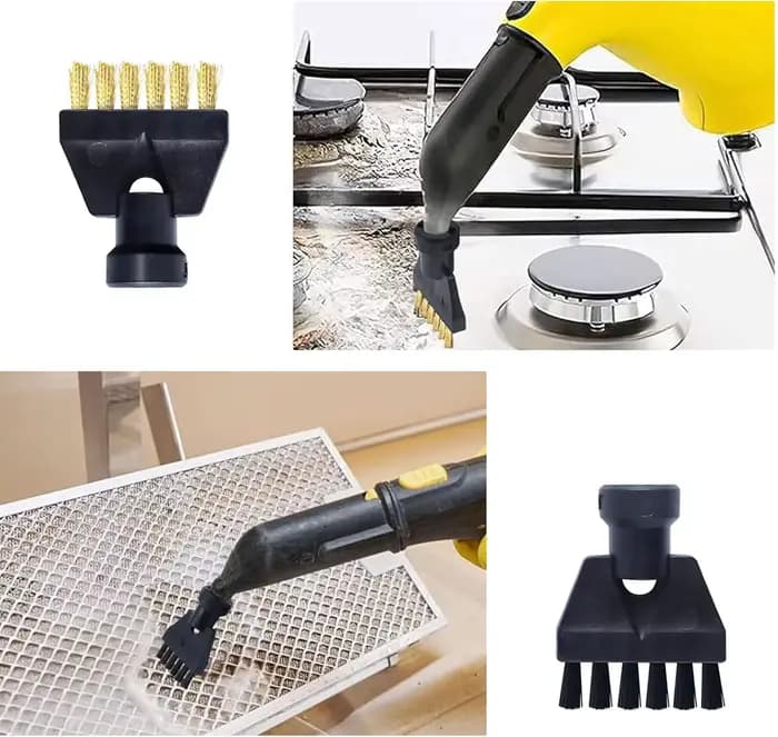 Brosses Rondes de Rechange pour Nettoyeur Vapeur Karcher SC1 SC2 SC3 SC4 SC5 SC7