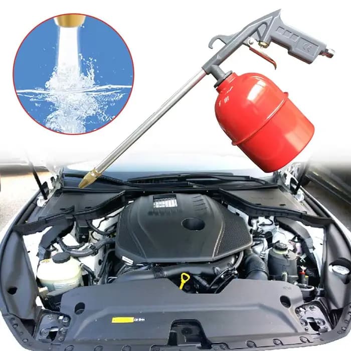 Nettoyage de moteur de voiture pneumatique
