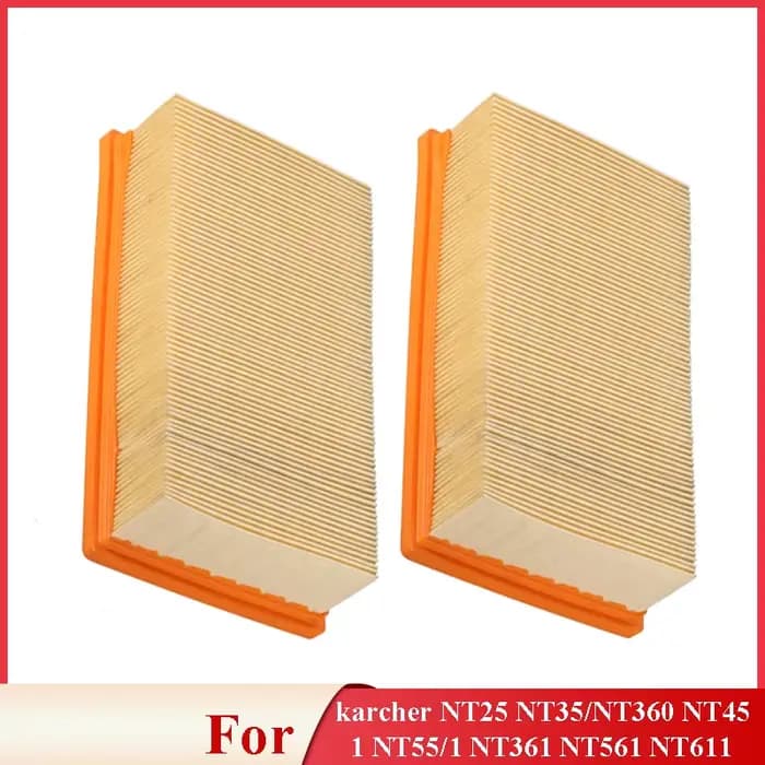 Filtre plat plissé de remplacement pour accessoires de modèle Karcher NT25