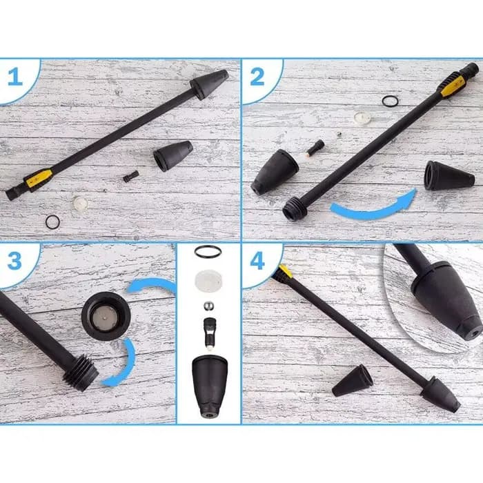 Analyste de réparation de buses turbo à distance pour Karcher K2