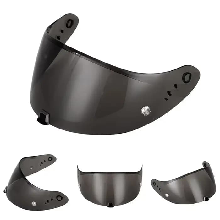 Visière de casque pour Scorpion Exo 1400 carbone R1 & EXO 520 391, visière de casque de moto plaquée, lentille de Protection Uv, bouclier facial