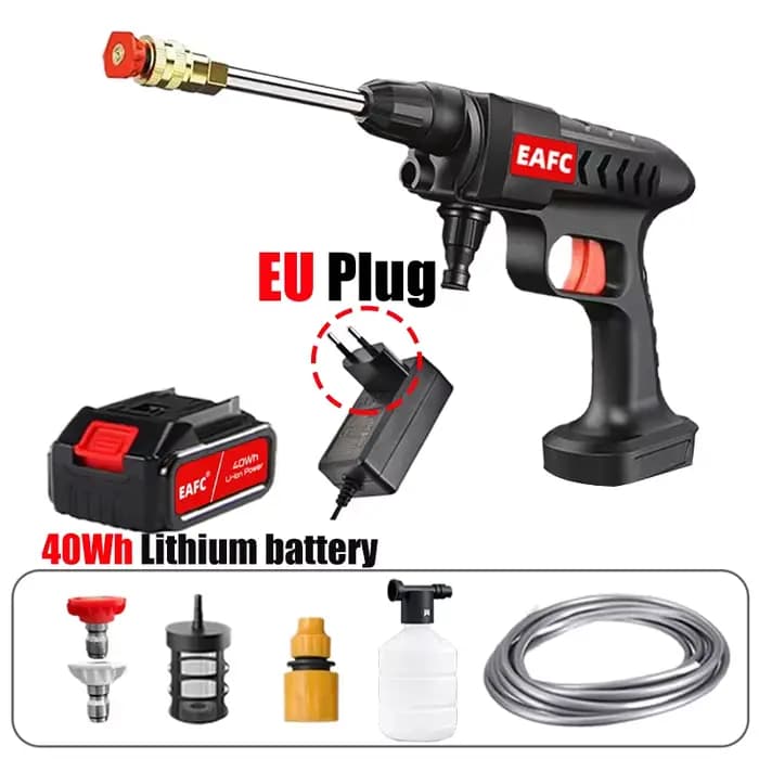 Pistolet de lavage de voiture haute pression sans fil 60Bar