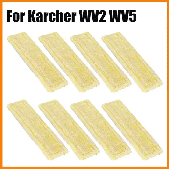 Pour Karcher WV2 WV5 WV6 Plus aspirateur de fenêtre lavable Microfibre vadrouille chiffon verre propre chiffons essuyer pièces de rechange accessoires