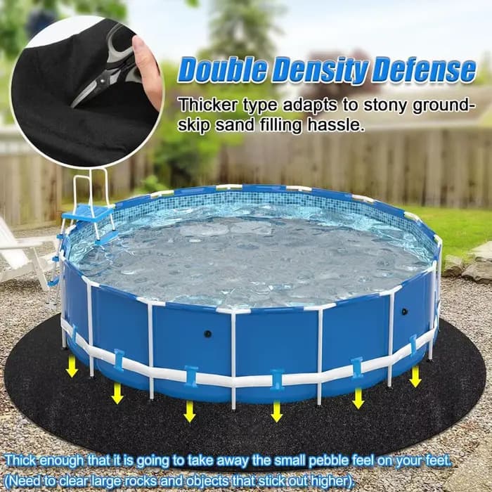 Revêtement de piscine, Protection du sol