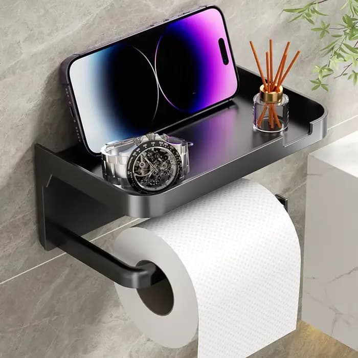 Porte-papier hygiénique facile à installer