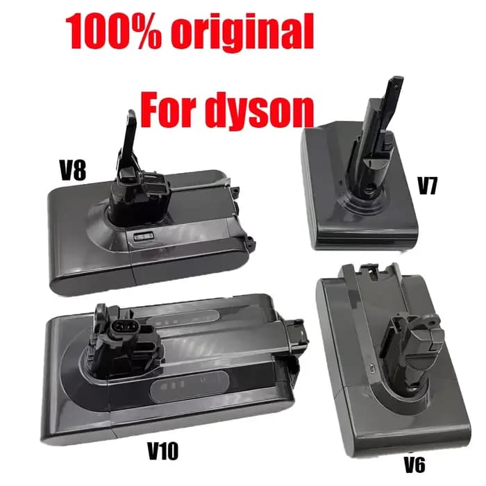 2025 pour Dyson V6V7V8 série SV07SV09SV10DC58DC31DC34Absolute Fluffy Animal Pro Bateria aspirateur batterie rechargeable