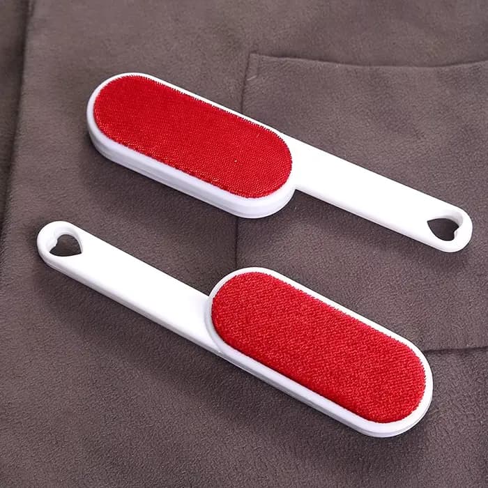 Rouleau anti-peluches autonettoyant, brosse dépoussiérante sur 2 côtés, dissolvant de poils d'animaux, pour enlever les poils de chien et de chat, du canapé, des tapis et des vêtements