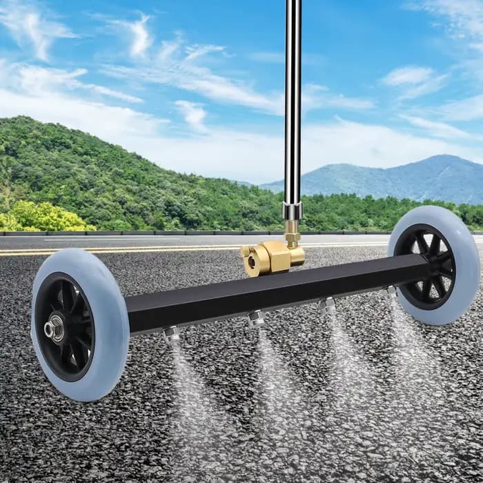 Nettoyeur de surface haute pression pour dessous de caisse 16 pouces 4000 PSI avec 2 rallonges pour camions