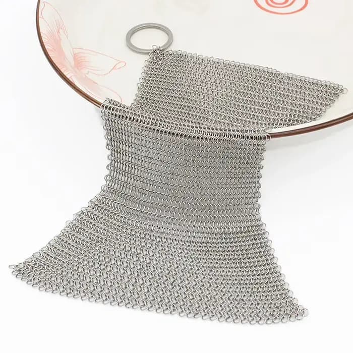 Brosse de nettoyage en acier inoxydable pour casseroles