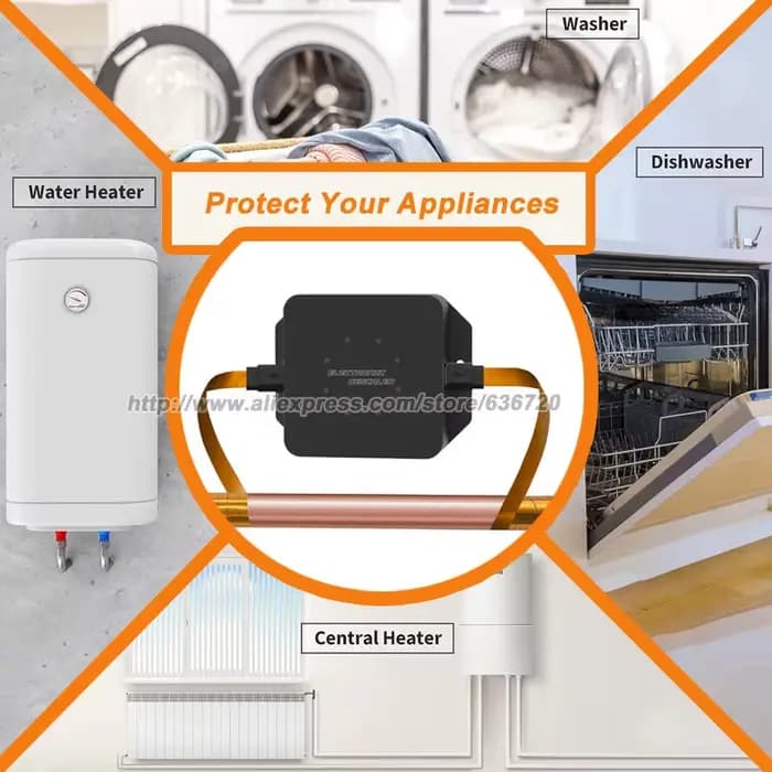 Solution de détartrant d'eau électronique capacitif pour toute la maison