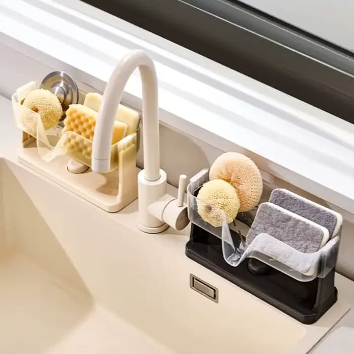 Support de rangement pour évier de cuisine à ventouse