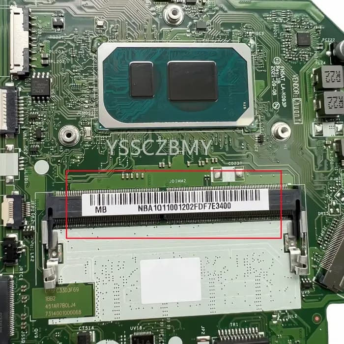 FH5AT LA-K093P carte mère pour Acer Aspire A515-56 carte mère d'ordinateur portable avec CPU i3 i5 i7 RAM 4GB Test OK