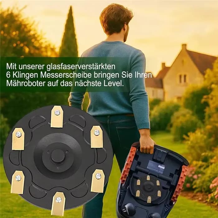 NOUVEAU - EN STOCK - Pour tondeuse robotisée Segway - Compatible avec Navimow I105E - Ensemble de disques de coupe -