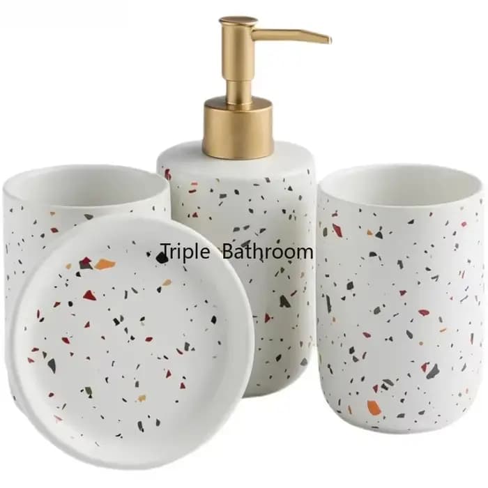 Accessoires de salle de bains de décoration