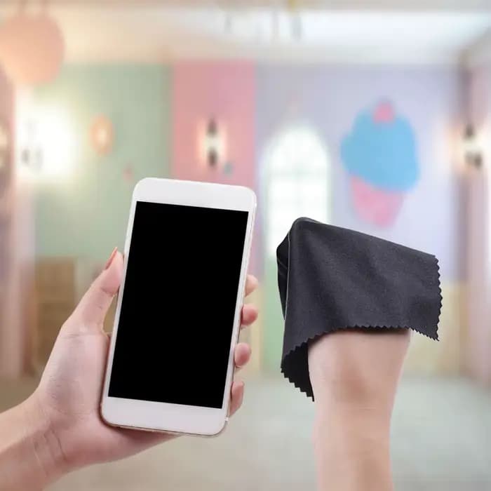Lot de 10 chiffons de nettoyage en microfibre anti-rayures et antistatiques pour lunettes/téléphones/écrans d'ordinateur