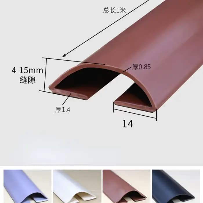 Bande d'étanchéité de protection astronomique pour porte