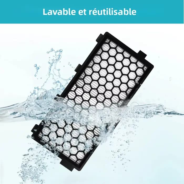 Filtre HEPA et sacs à poussière de remplacement compatibles avec les aspirateurs Miele Guard séries M1