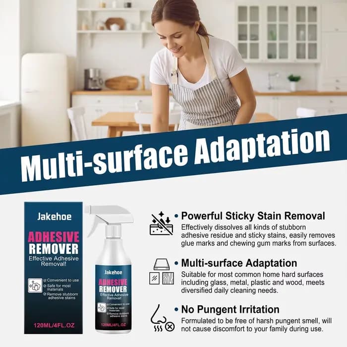 Nettoyant Adhésif Multi-Surfaces Éliminateur de Résidus de Colle
