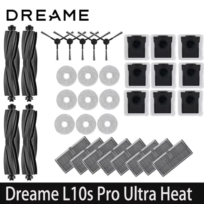 Accessoires pour aspirateur robot Dreame L10s Pro Ultra Heat / X30