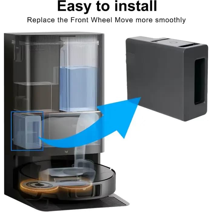 Réservoir de détergent automatique pour aspirateur Dreame X30 X40 X50 L10s L40 L40S L50 Ultra Mova E40 P50 Pro