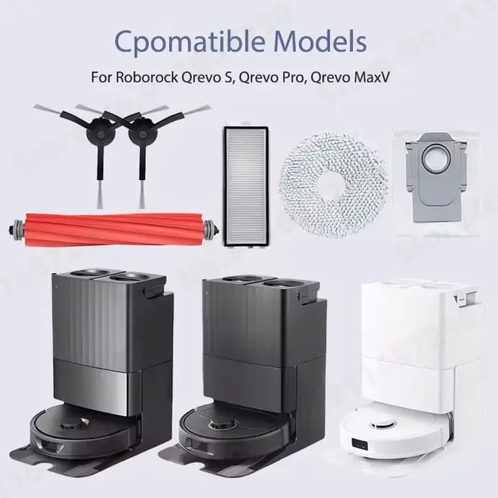 Pièces détachées pour aspirateur robot Roborock Qrevo S