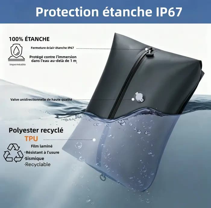 Sacs de compression sous vide pour bagages de voyage
