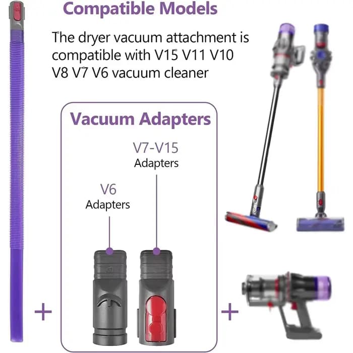 Pièces de nettoyeur d'évent de sèche-linge pour aspirateur Dyson