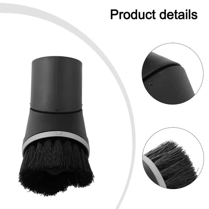 Brosse ronde ID35mm pour aspirateurs Miele Classic C1 et Eco Line Plus