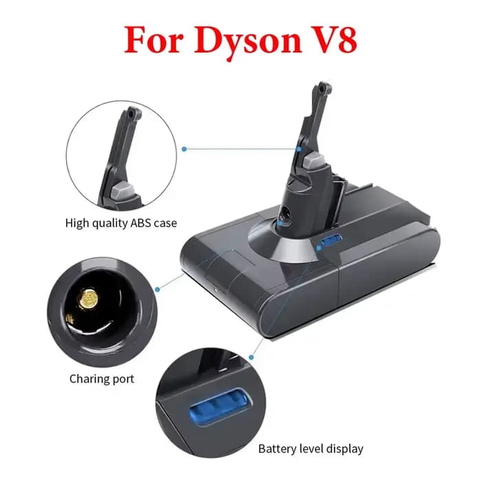 Batterie 21.6V pour aspirateur Dyson V7 V8