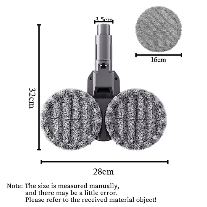 Pour Dyson V7 V8 V10 V11 V15 aspirateur vadrouille fixation avec réservoir d'eau amovible électrique tête de nettoyage humide et sec